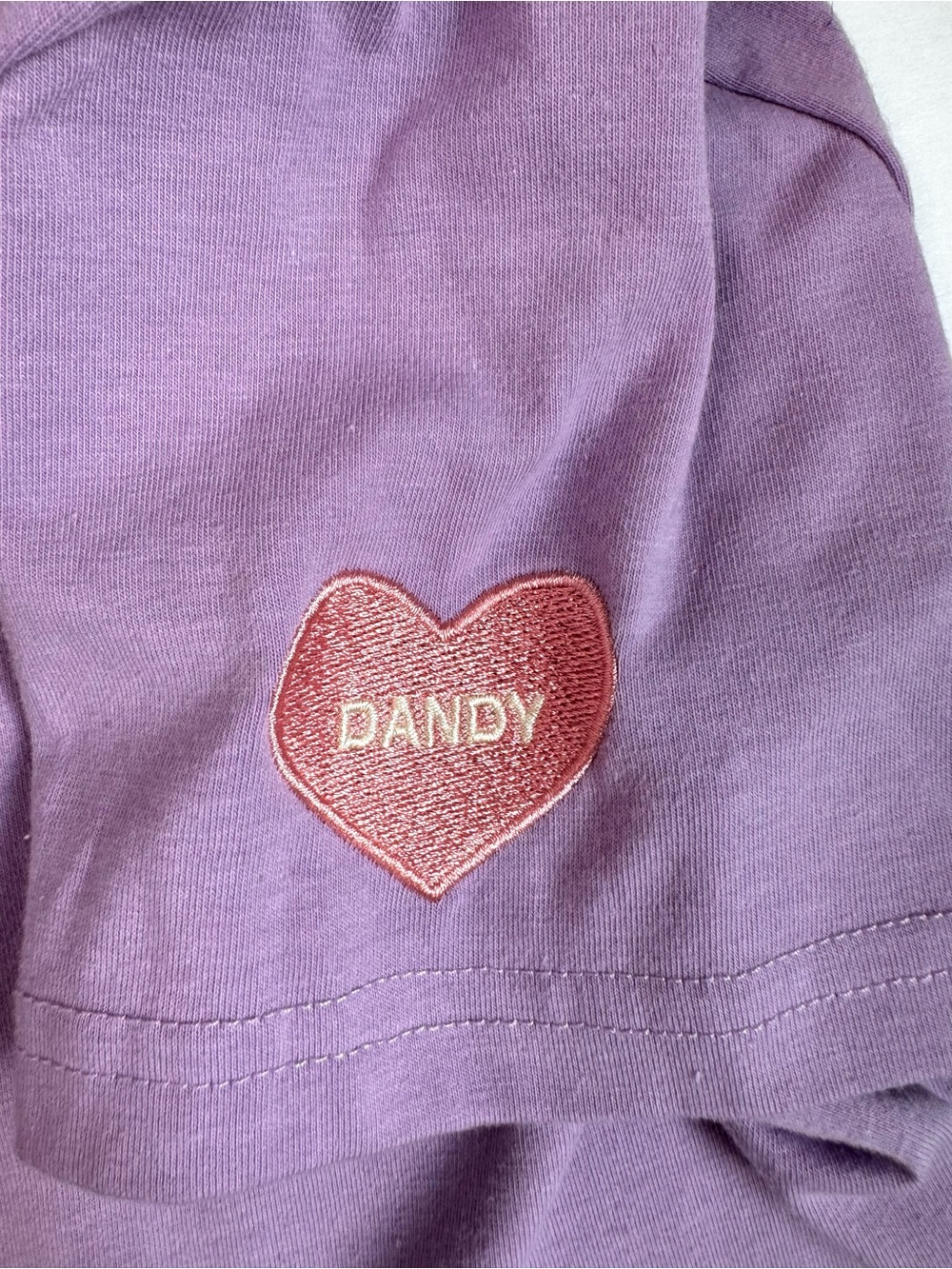 DANDY Worldwide Lavender 'Wish You Were Here' Short Sleeve Tee - Picture 3 of 6